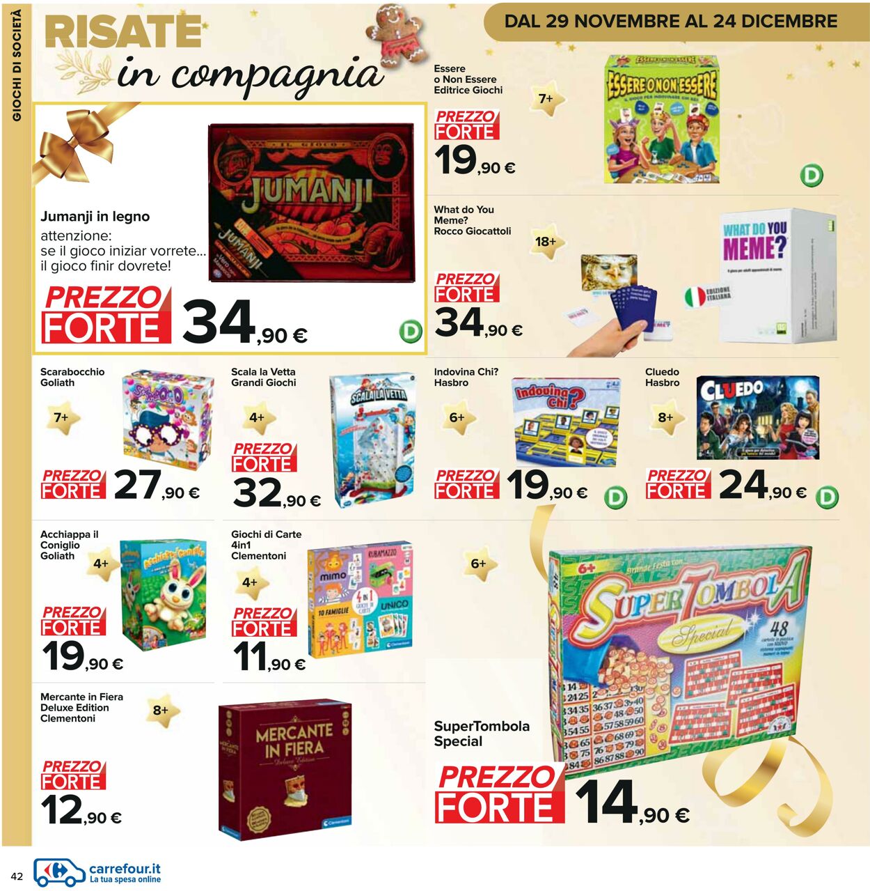 Volantino Carrefour 29.11.2022 - 12.12.2022