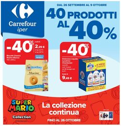 Volantino Carrefour 26.09.2025 - 09.10.2025