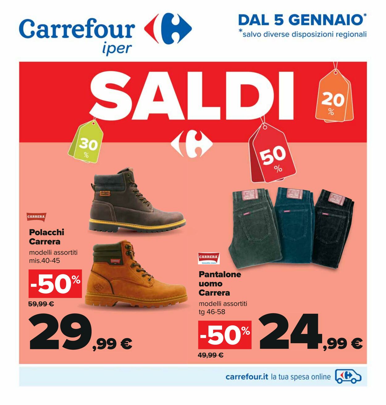 Volantino Carrefour 05.01.2023 - 18.01.2023