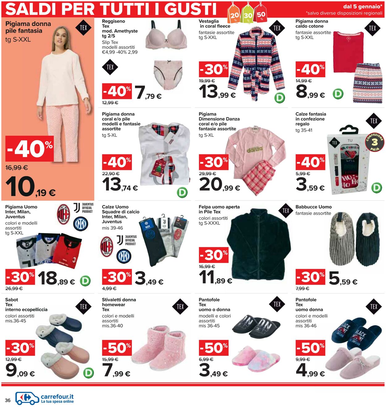 Volantino Carrefour 05.01.2023 - 18.01.2023