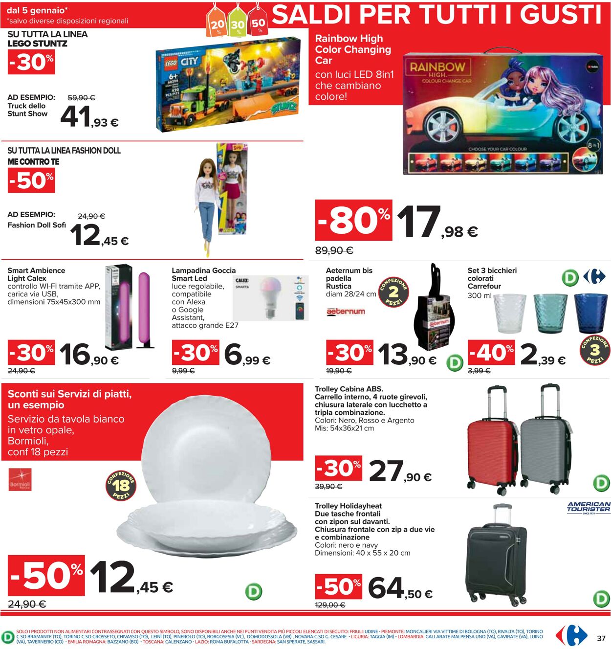 Volantino Carrefour 05.01.2023 - 18.01.2023