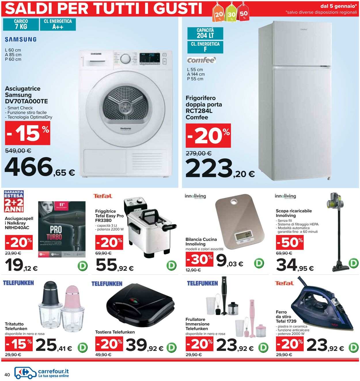 Volantino Carrefour 05.01.2023 - 18.01.2023