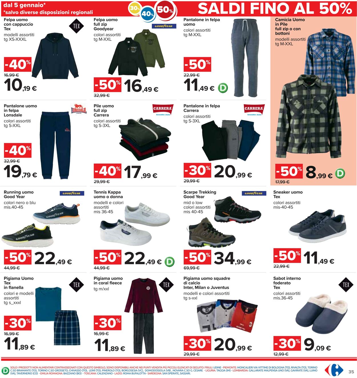 Volantino Carrefour 05.01.2024 - 17.01.2024