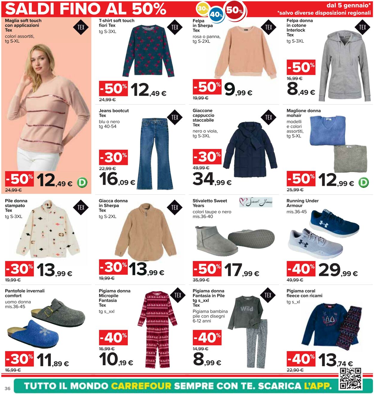 Volantino Carrefour 05.01.2024 - 17.01.2024