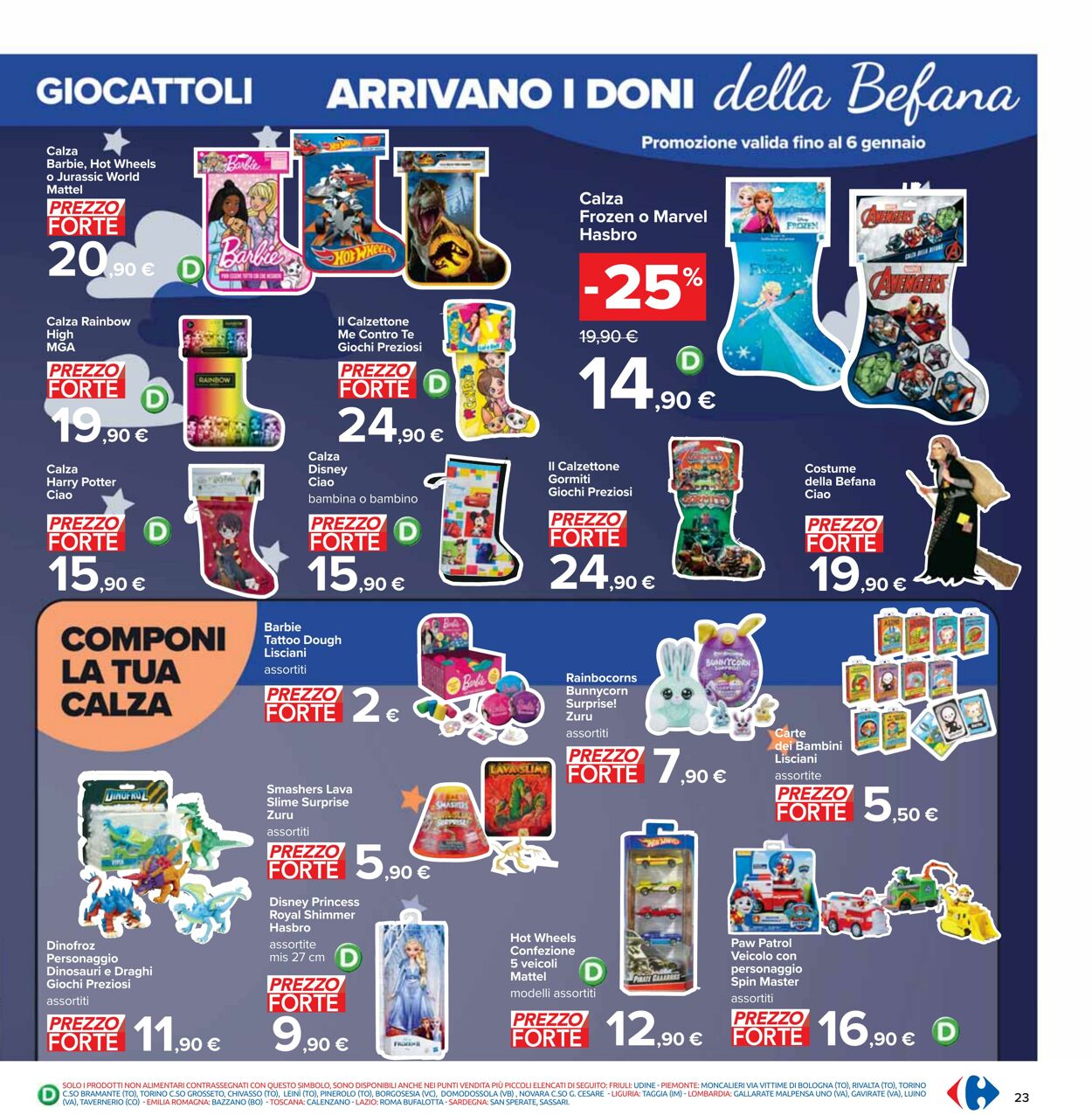 Volantino Carrefour 27.12.2022 - 04.01.2023