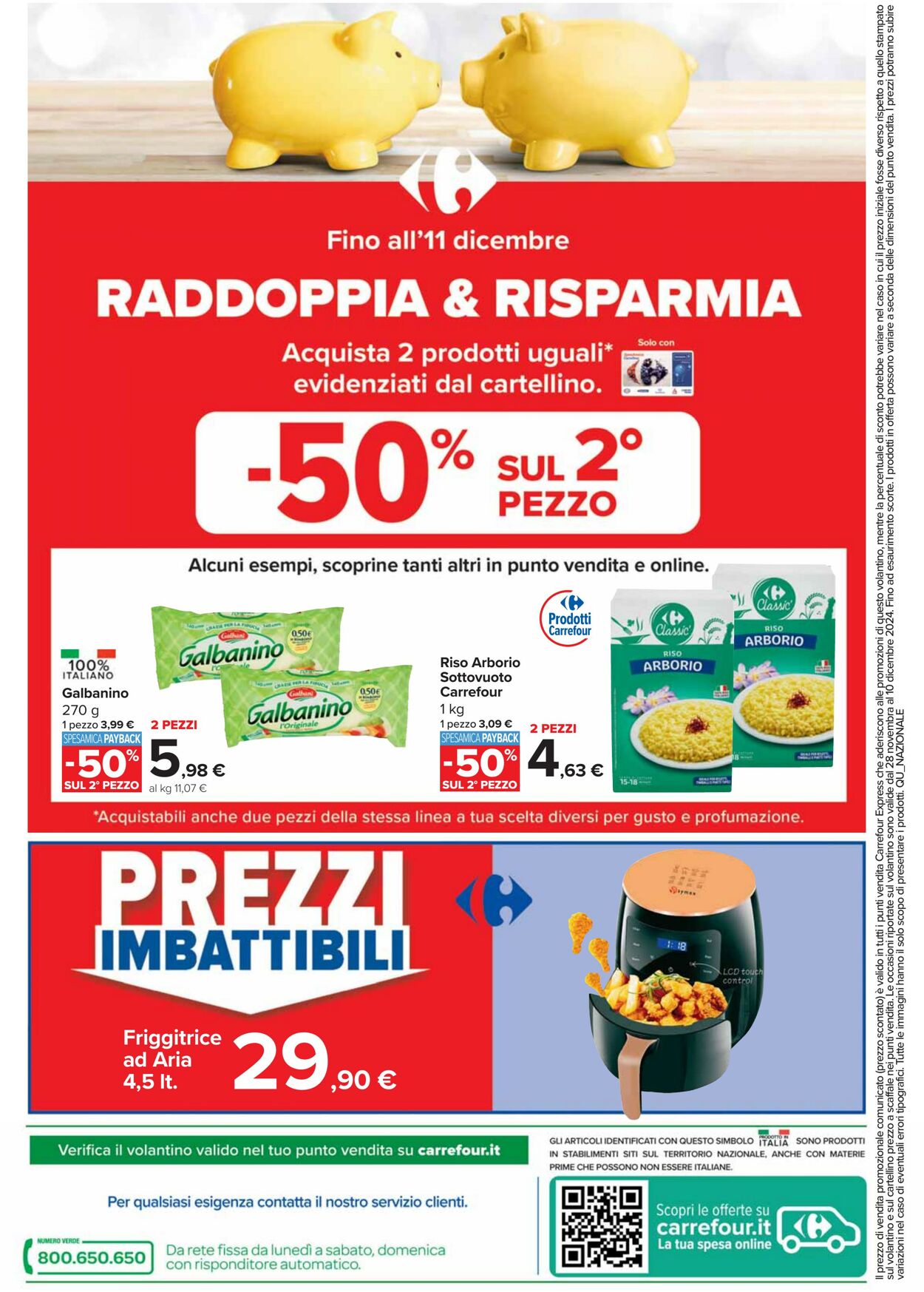 Volantino Carrefour 28.11.2024 - 10.12.2024