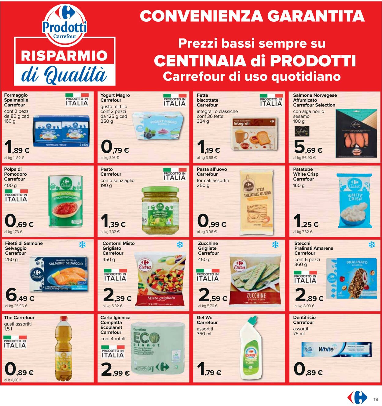 Volantino Carrefour 19.03.2024 - 01.04.2024