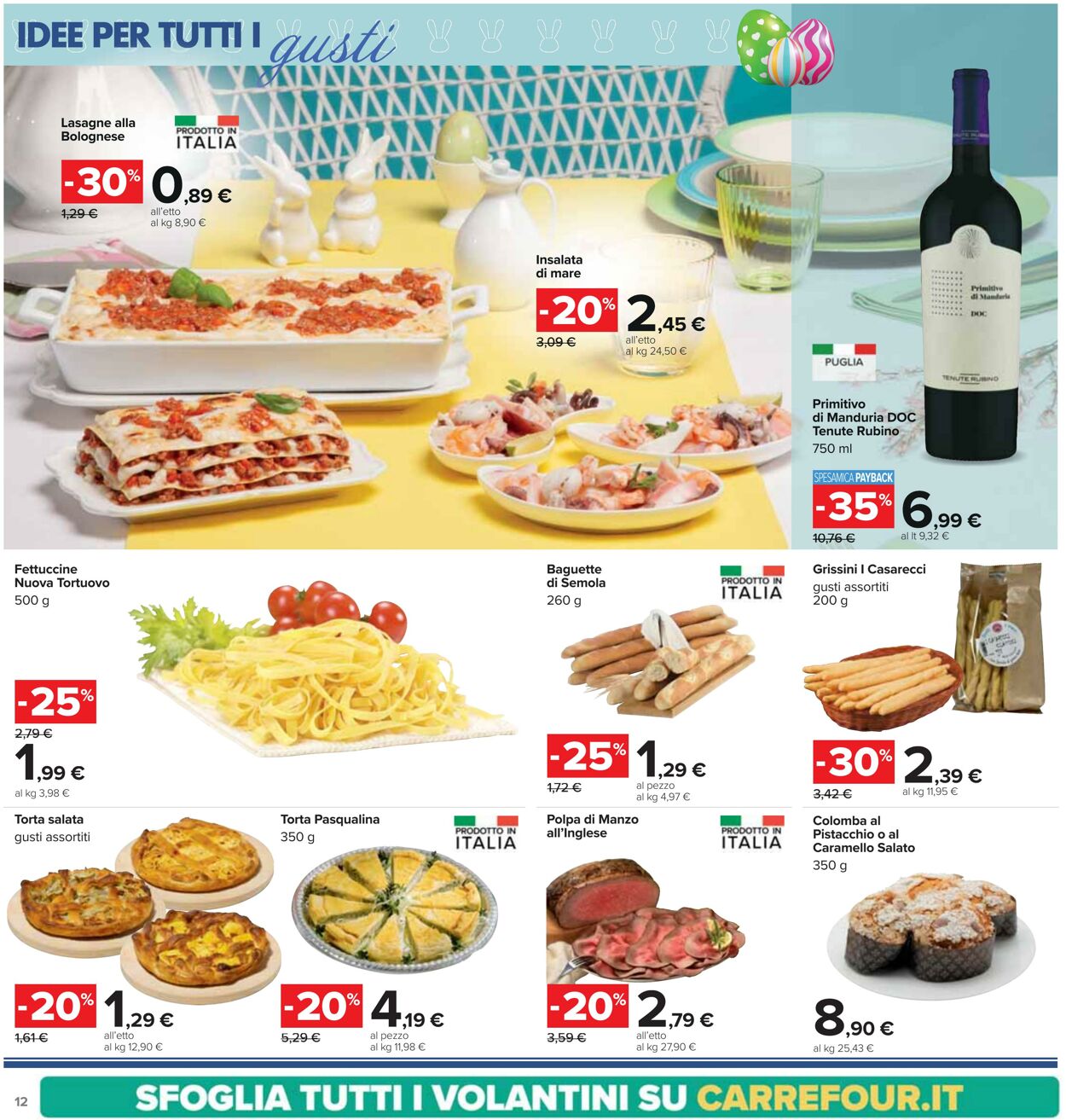 Volantino Carrefour 19.03.2024 - 01.04.2024