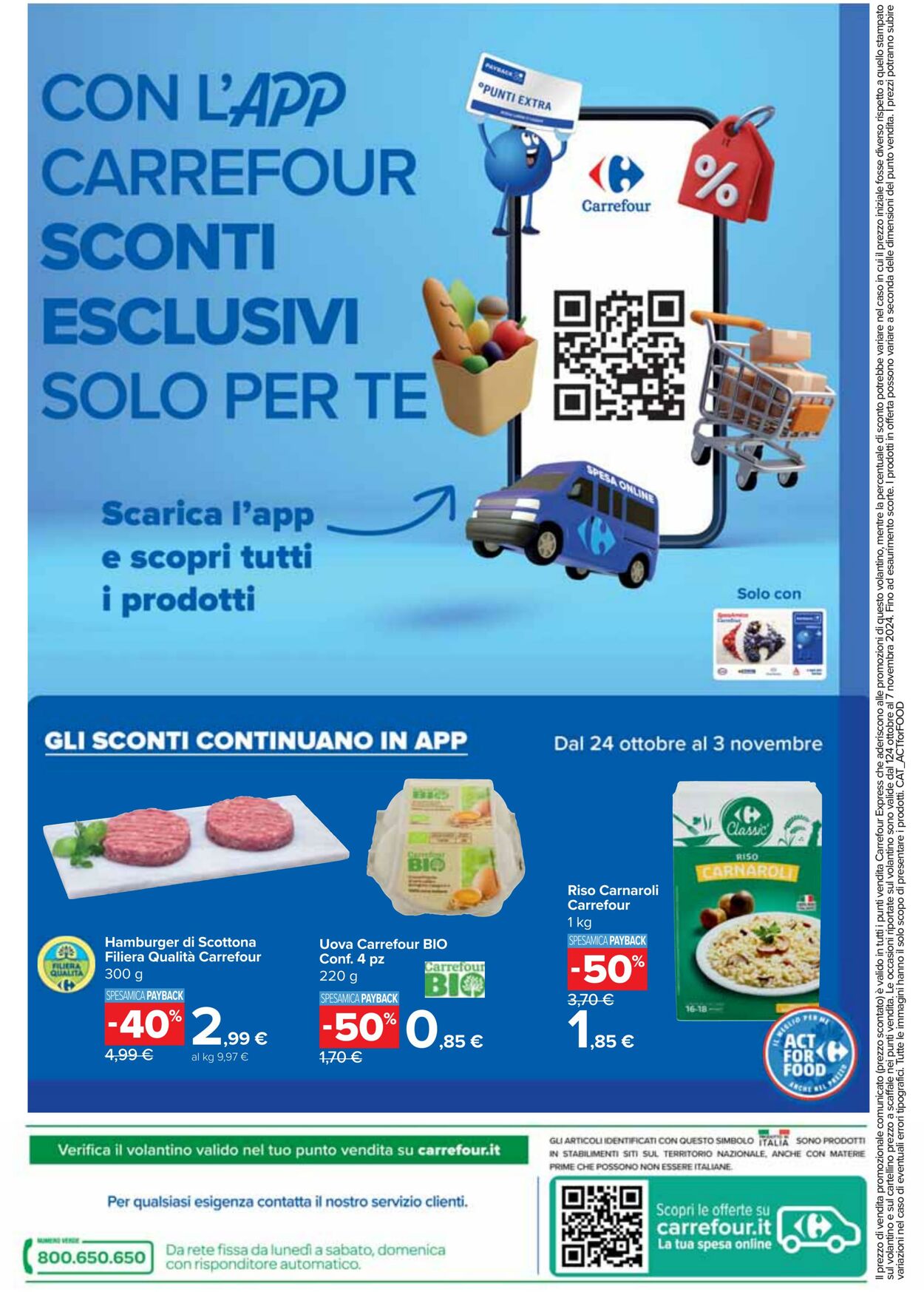 Volantino Carrefour 24.10.2024 - 07.11.2024