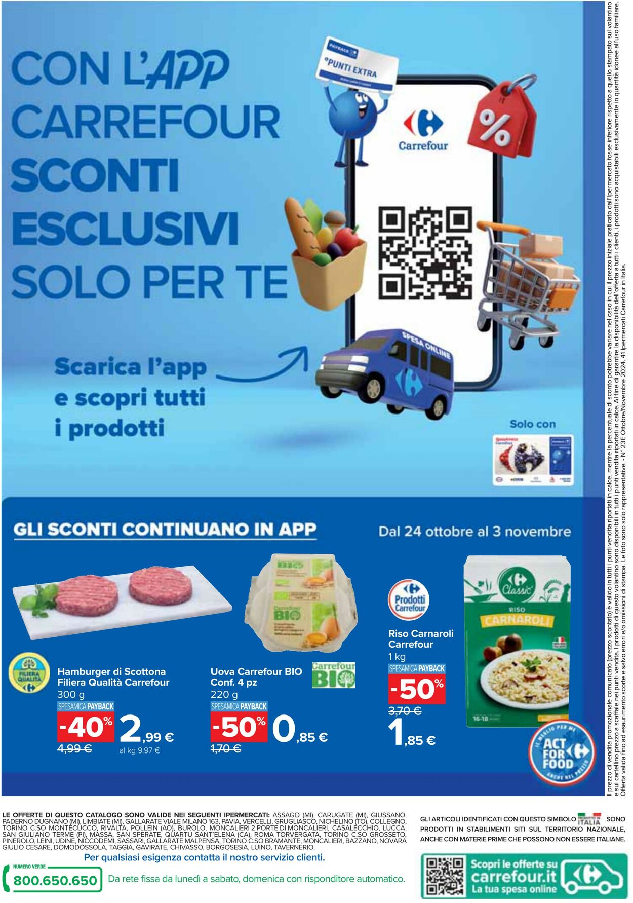 Volantino Carrefour 24.10.2024 - 07.11.2024