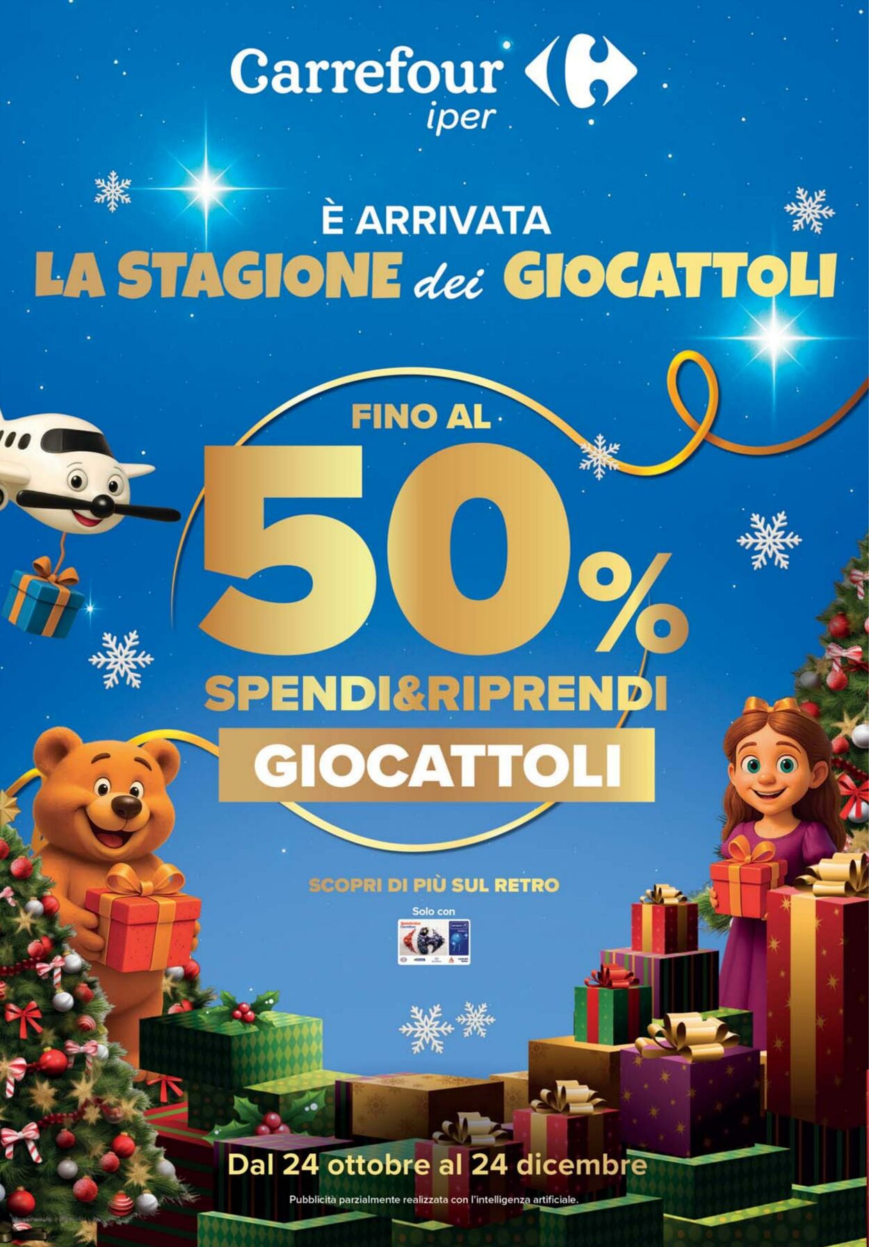Volantino Carrefour 24.10.2025 - 24.12.2025