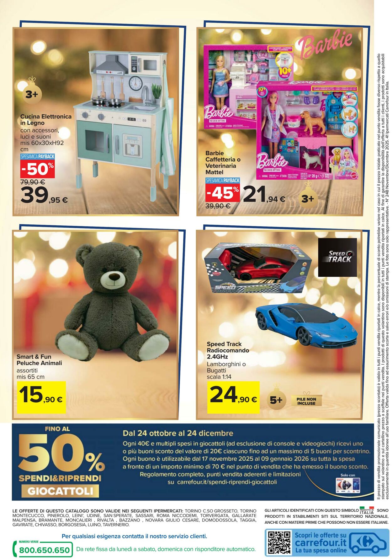 Volantino Carrefour 24.10.2025 - 24.12.2025