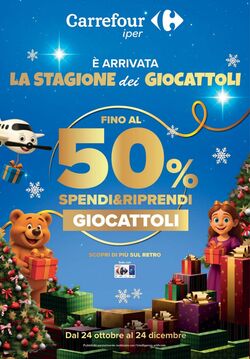 Volantino Carrefour 24.10.2025 - 24.12.2025