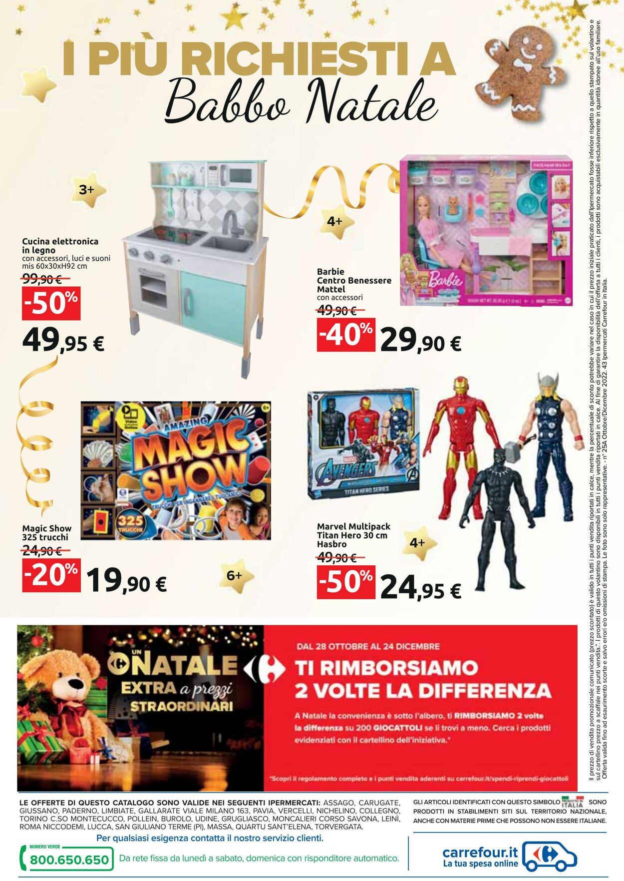 Volantino Carrefour 28.10.2022 - 24.12.2022