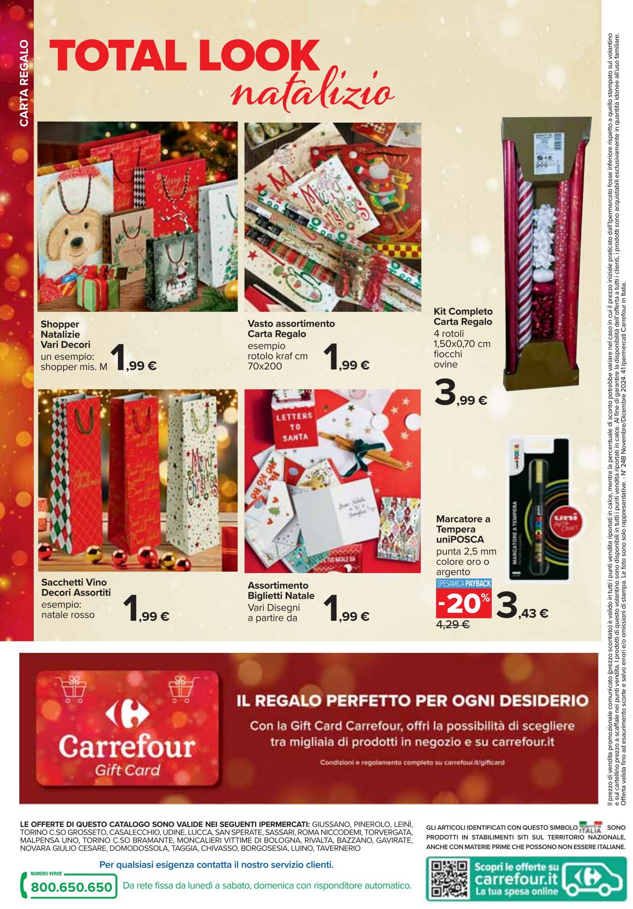 Volantino Carrefour 14.11.2024 - 24.12.2024