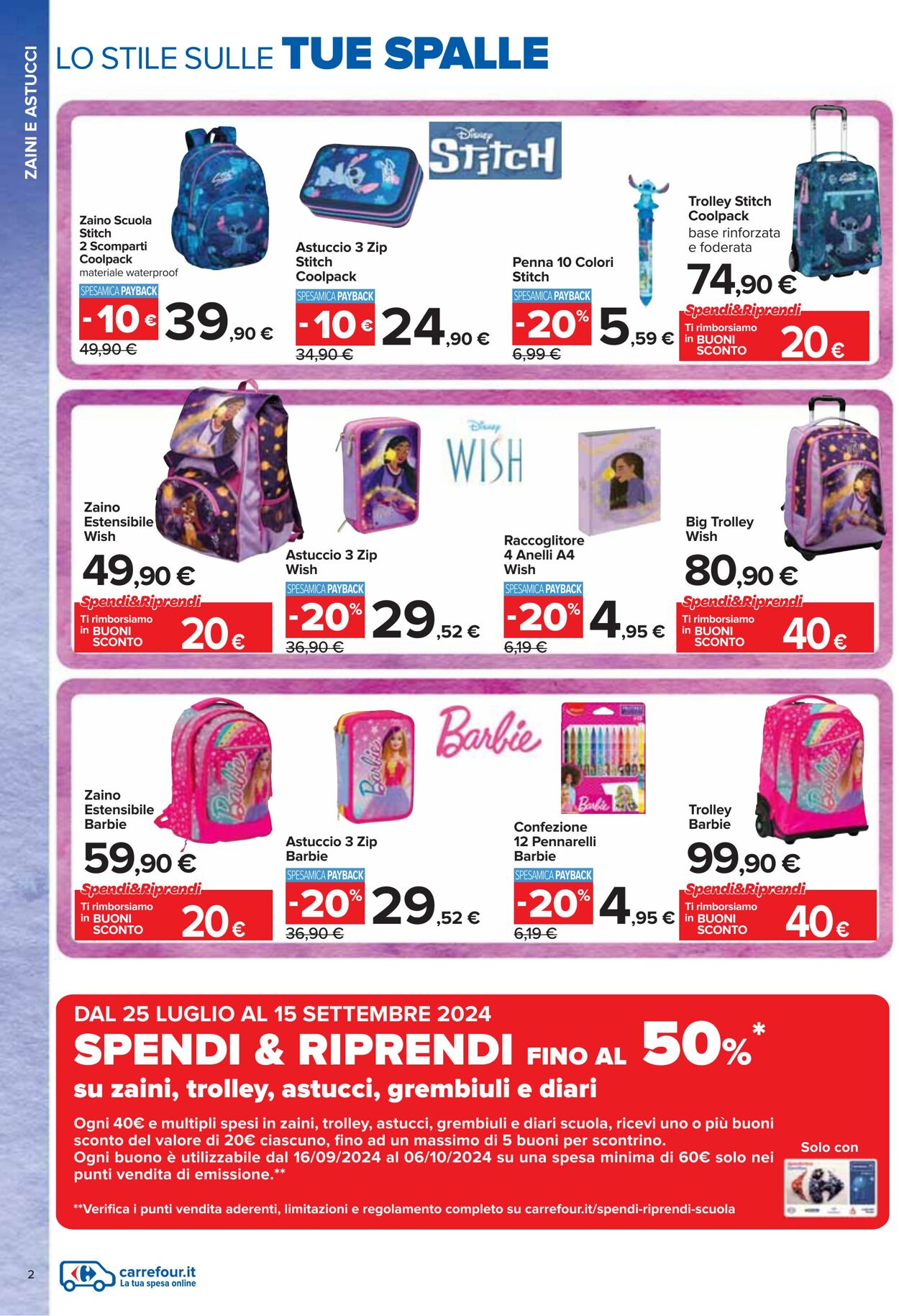 Volantino Carrefour 25.07.2024 - 05.09.2024