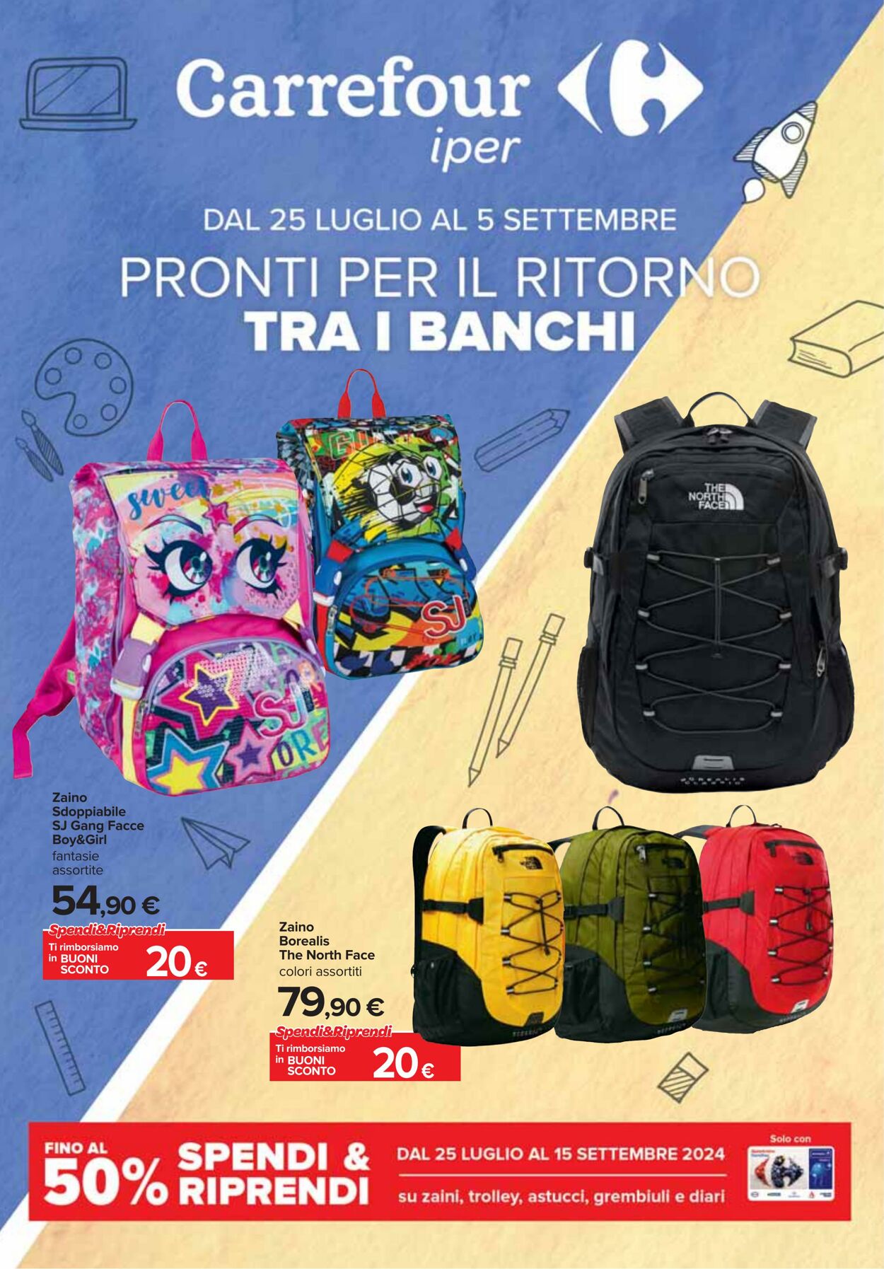 Volantino Carrefour 25.07.2024 - 05.09.2024