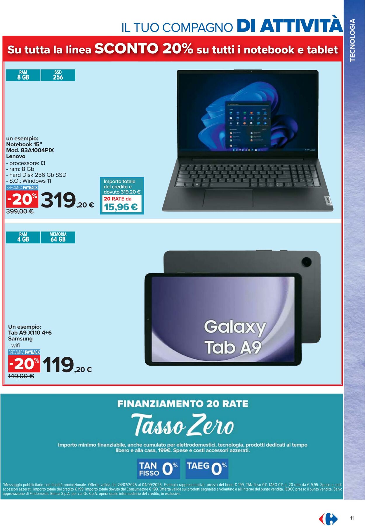 Volantino Carrefour 24.07.2025 - 04.09.2025