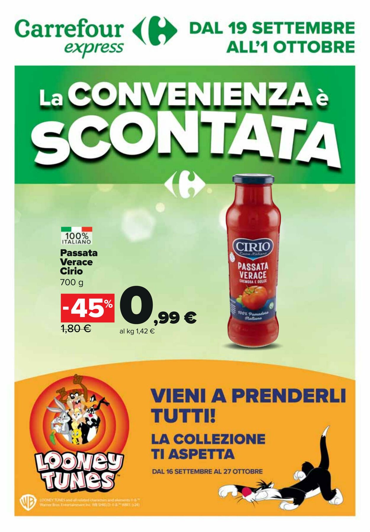 Volantino Carrefour 19.09.2024 - 01.10.2024