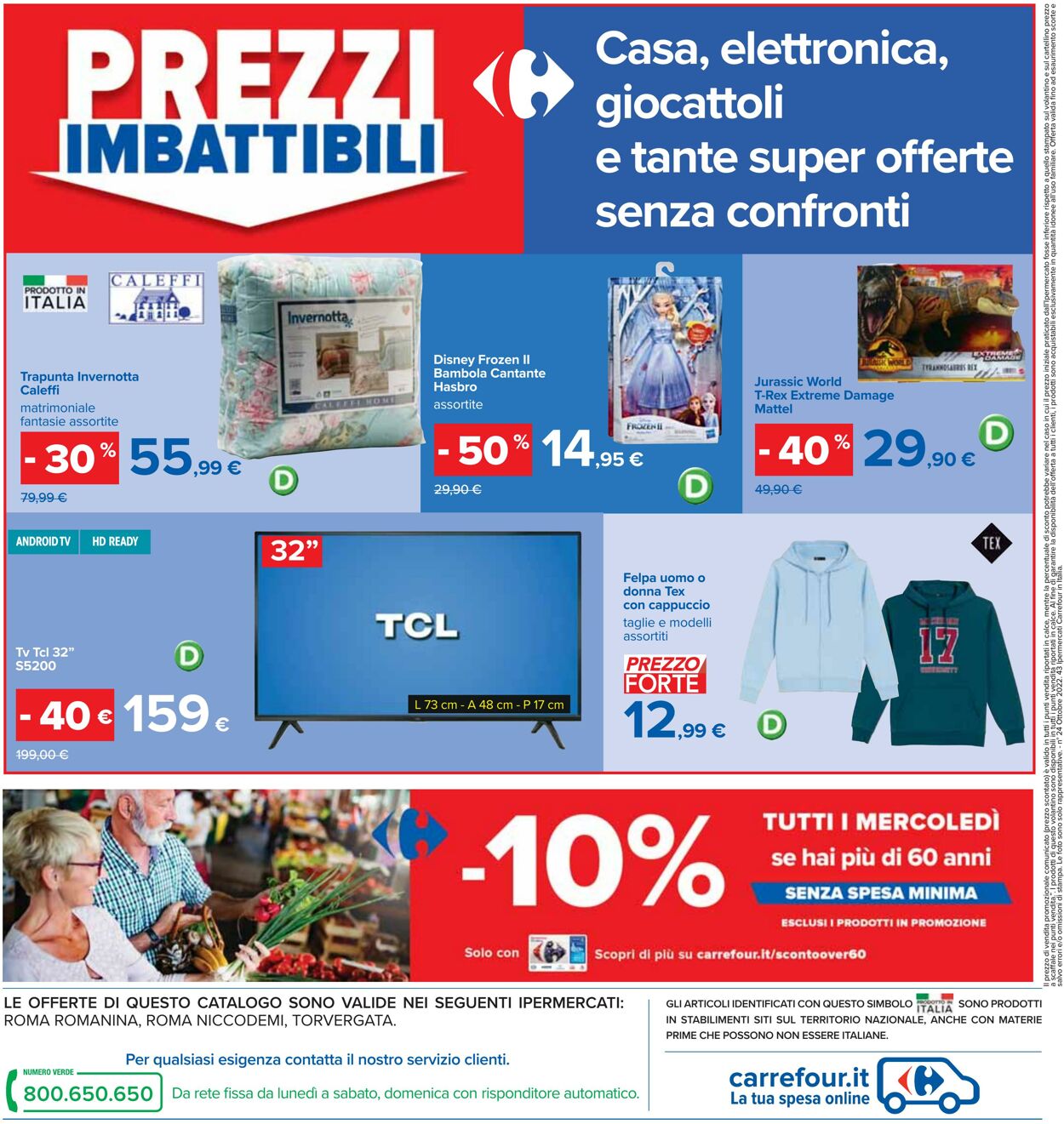 Volantino Carrefour 17.10.2022 - 27.10.2022