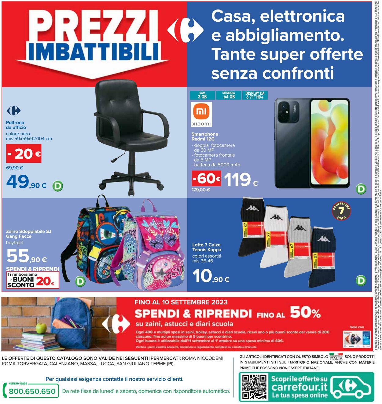 Volantino Carrefour 21.08.2023 - 31.08.2023