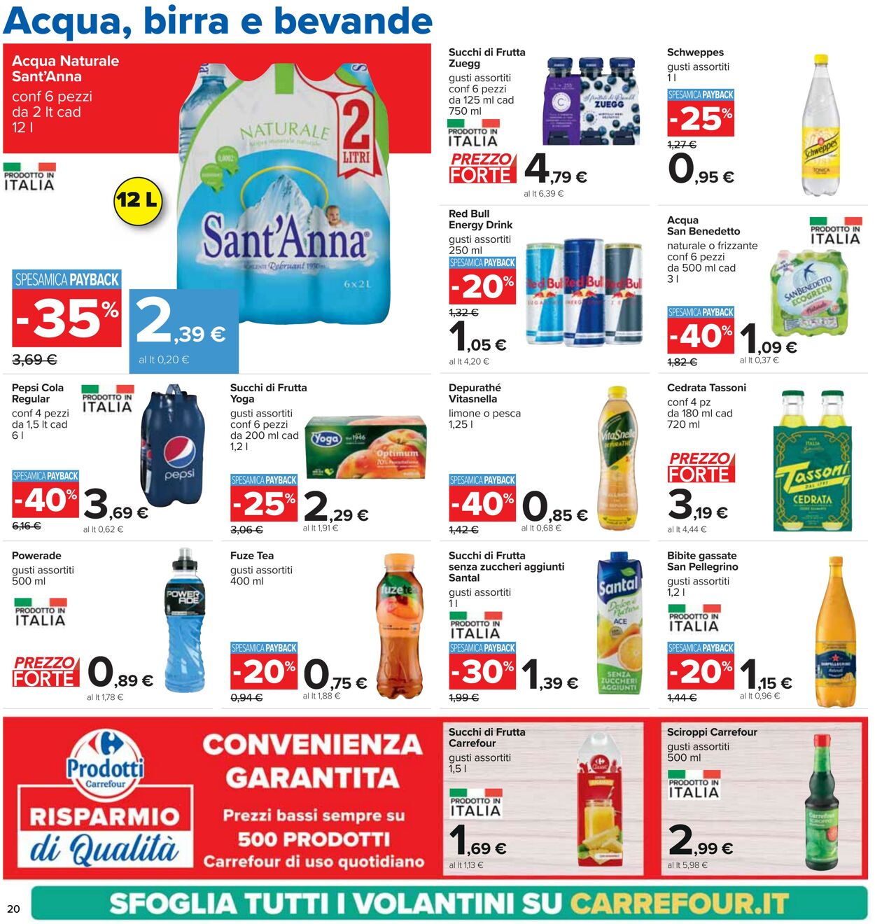 Volantino Carrefour 21.08.2023 - 31.08.2023