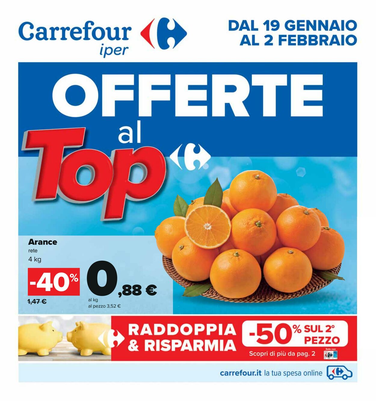 Volantino Carrefour 19.01.2023 - 02.02.2023