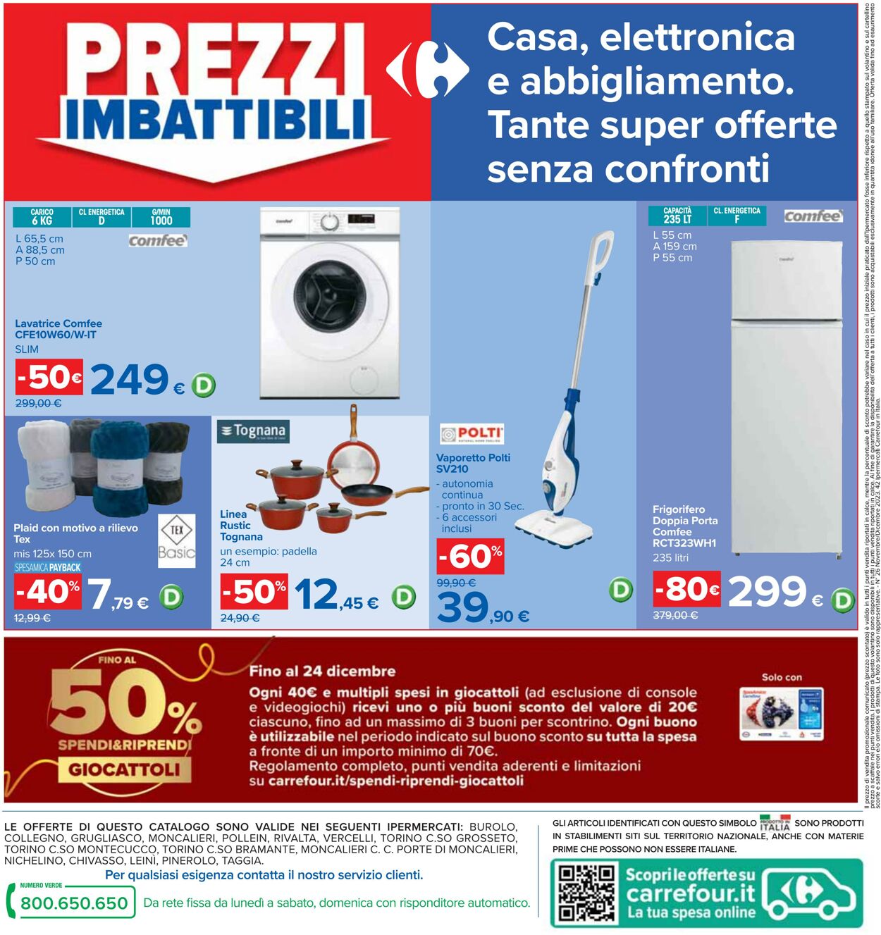 Volantino Carrefour 28.11.2023 - 11.12.2023