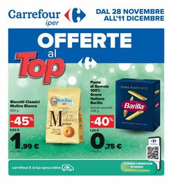 Volantino Carrefour 28.11.2023 - 11.12.2023