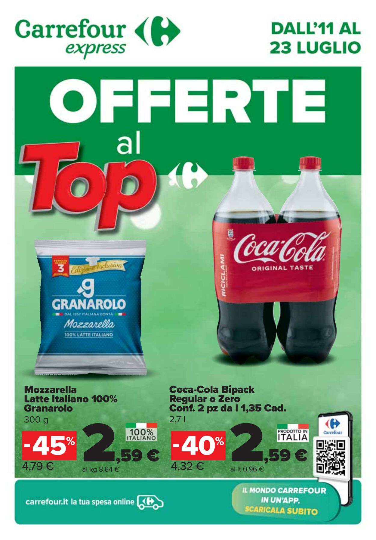 Volantino Carrefour 11.07.2024 - 23.07.2024