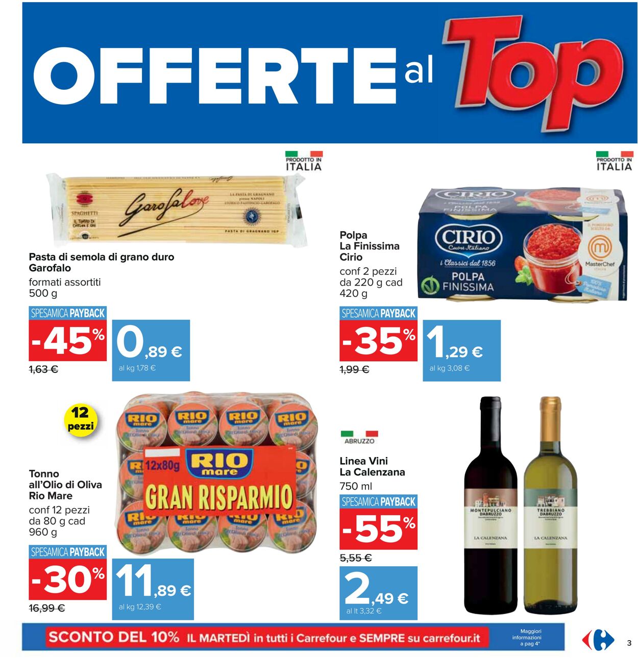 Volantino Carrefour 25.09.2023 - 08.10.2023