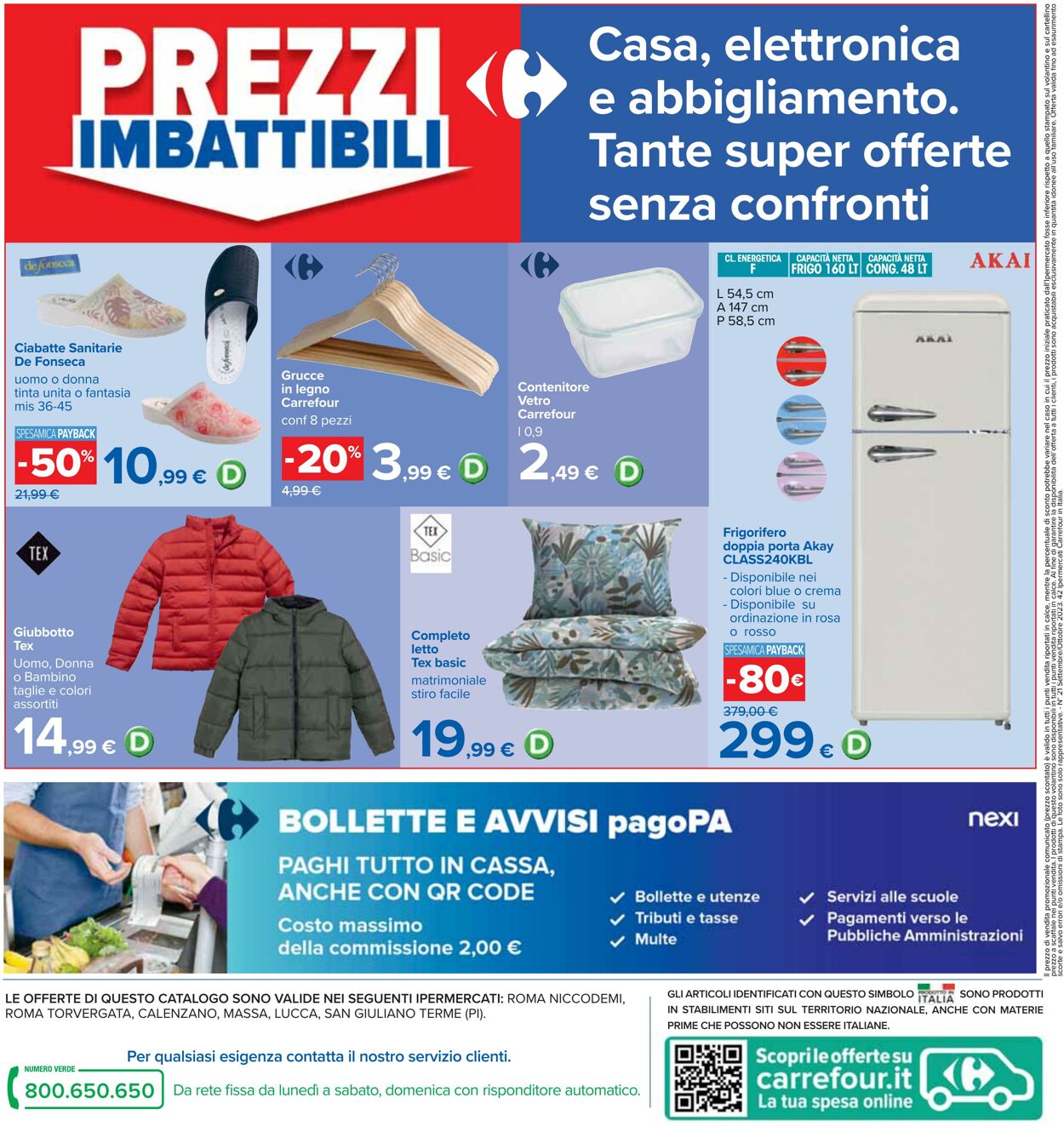 Volantino Carrefour 25.09.2023 - 08.10.2023