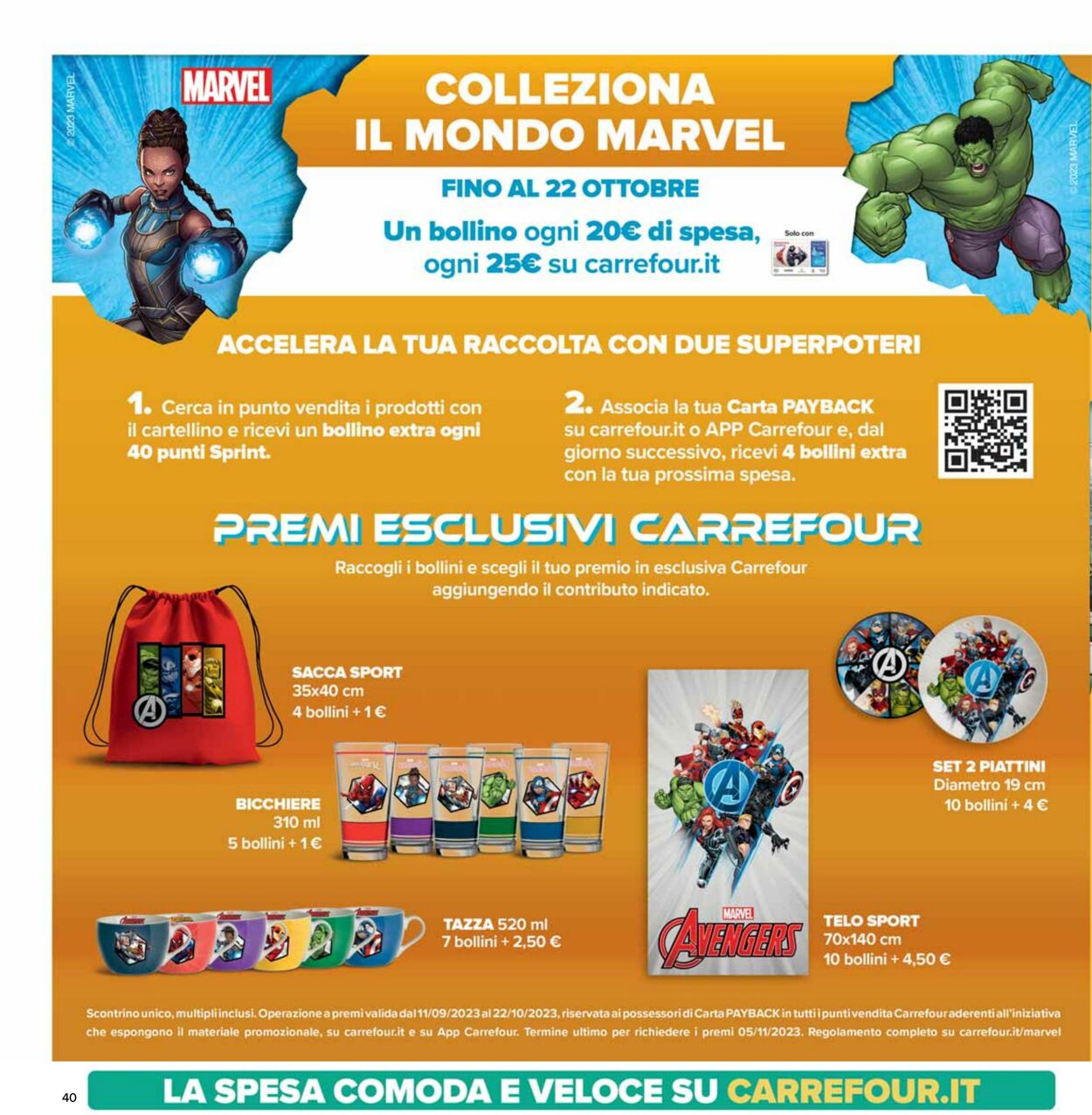 Volantino Carrefour 25.09.2023 - 08.10.2023