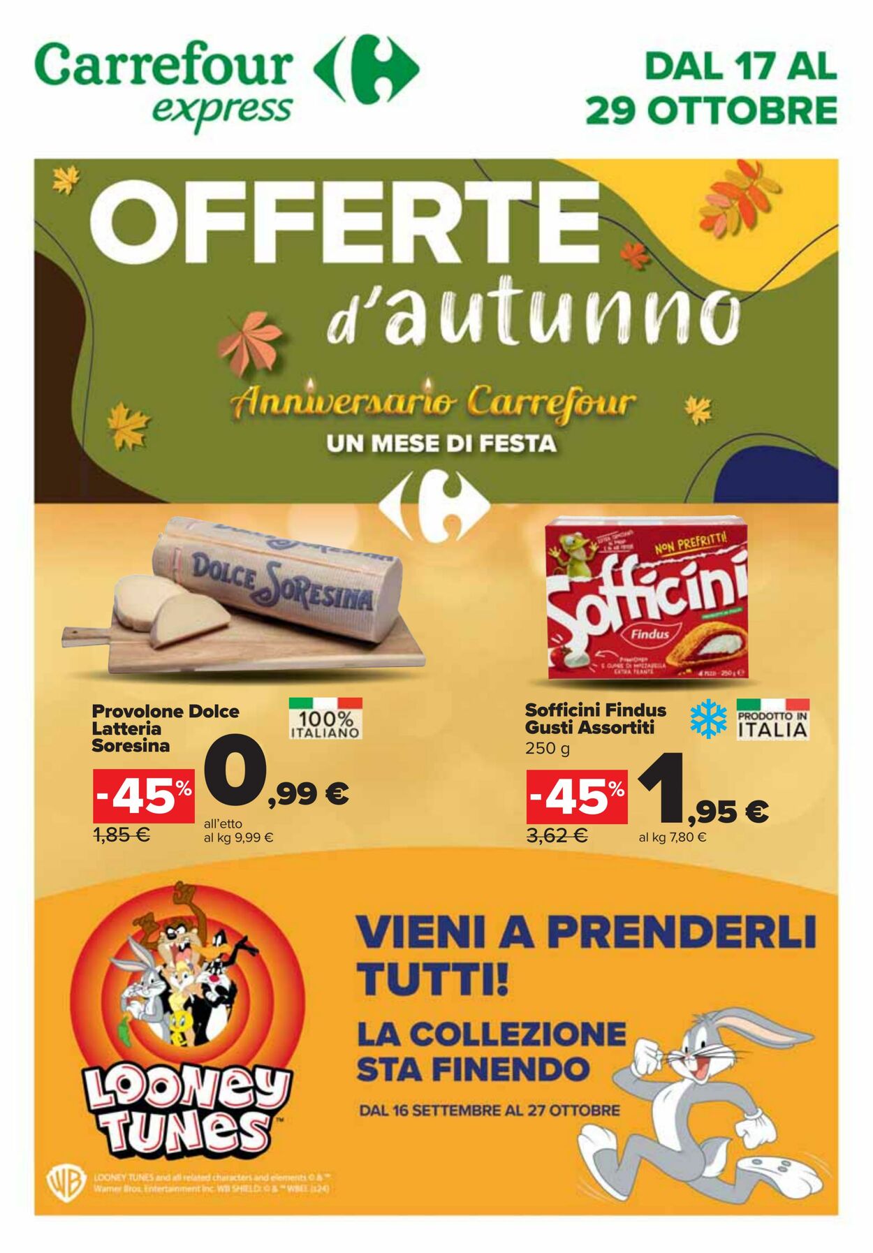 Volantino Carrefour 17.10.2024 - 29.10.2024