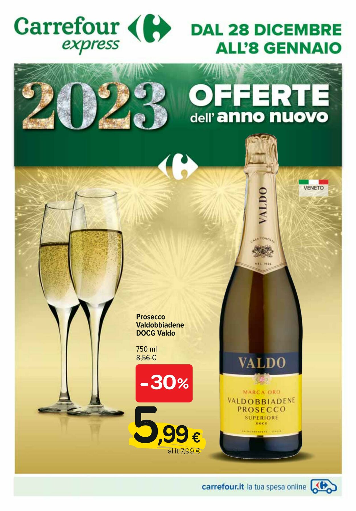 Volantino Carrefour 28.12.2022 - 08.01.2023