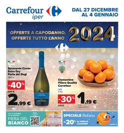 Volantino Carrefour 27.12.2023 - 04.01.2024