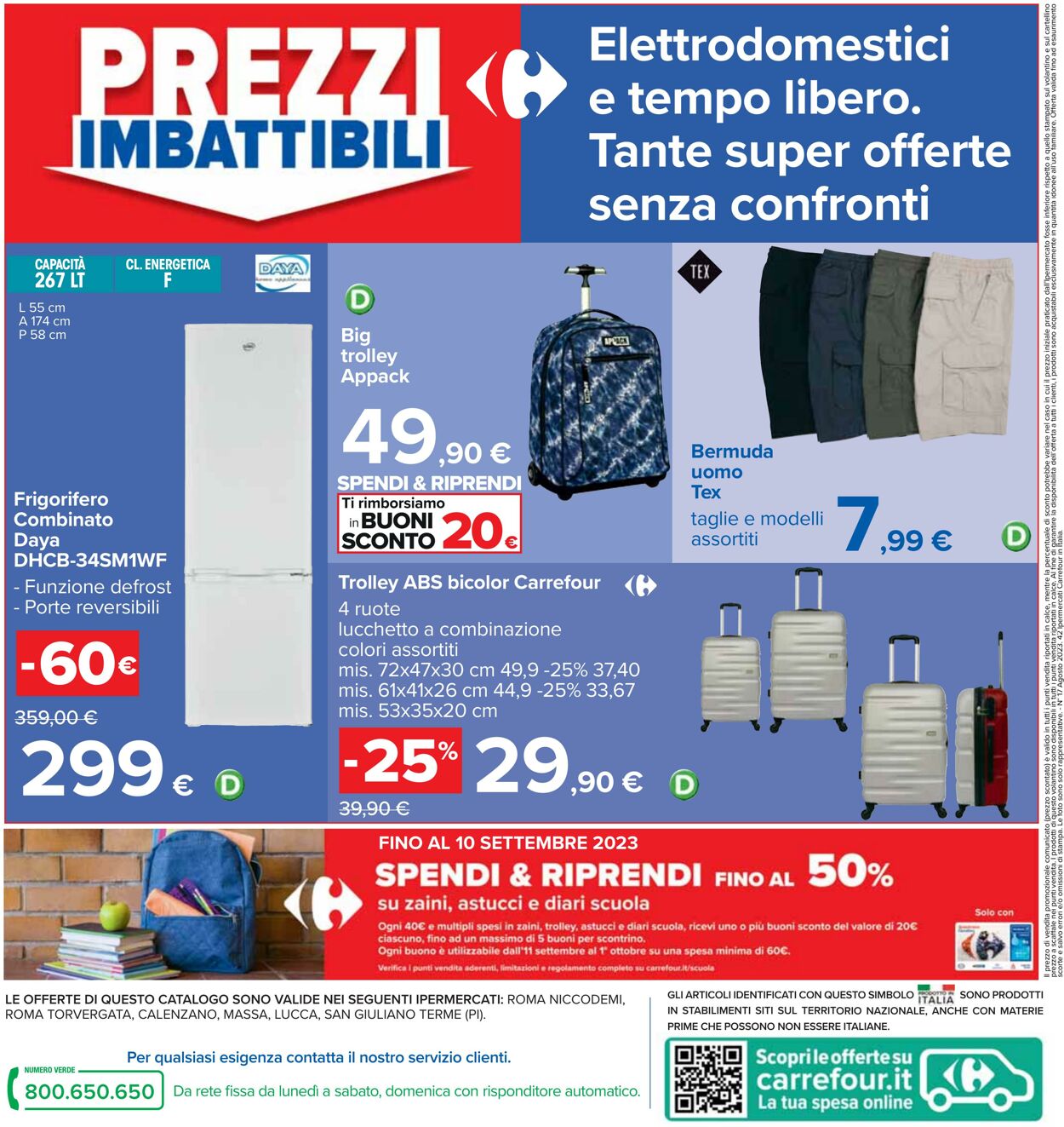 Volantino Carrefour 10.08.2023 - 20.08.2023