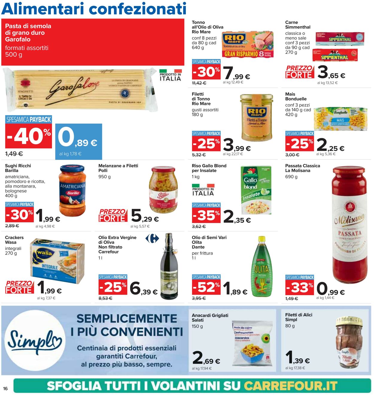 Volantino Carrefour 10.08.2023 - 20.08.2023