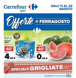 Volantino Carrefour 11.08.2022 - 22.08.2022