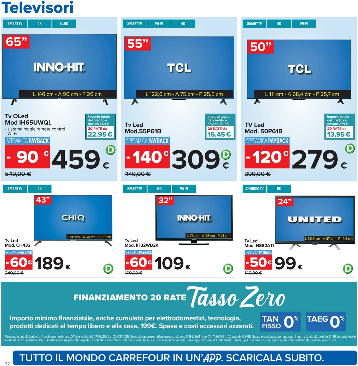 Volantino Carrefour 07.08.2025 - 20.08.2025