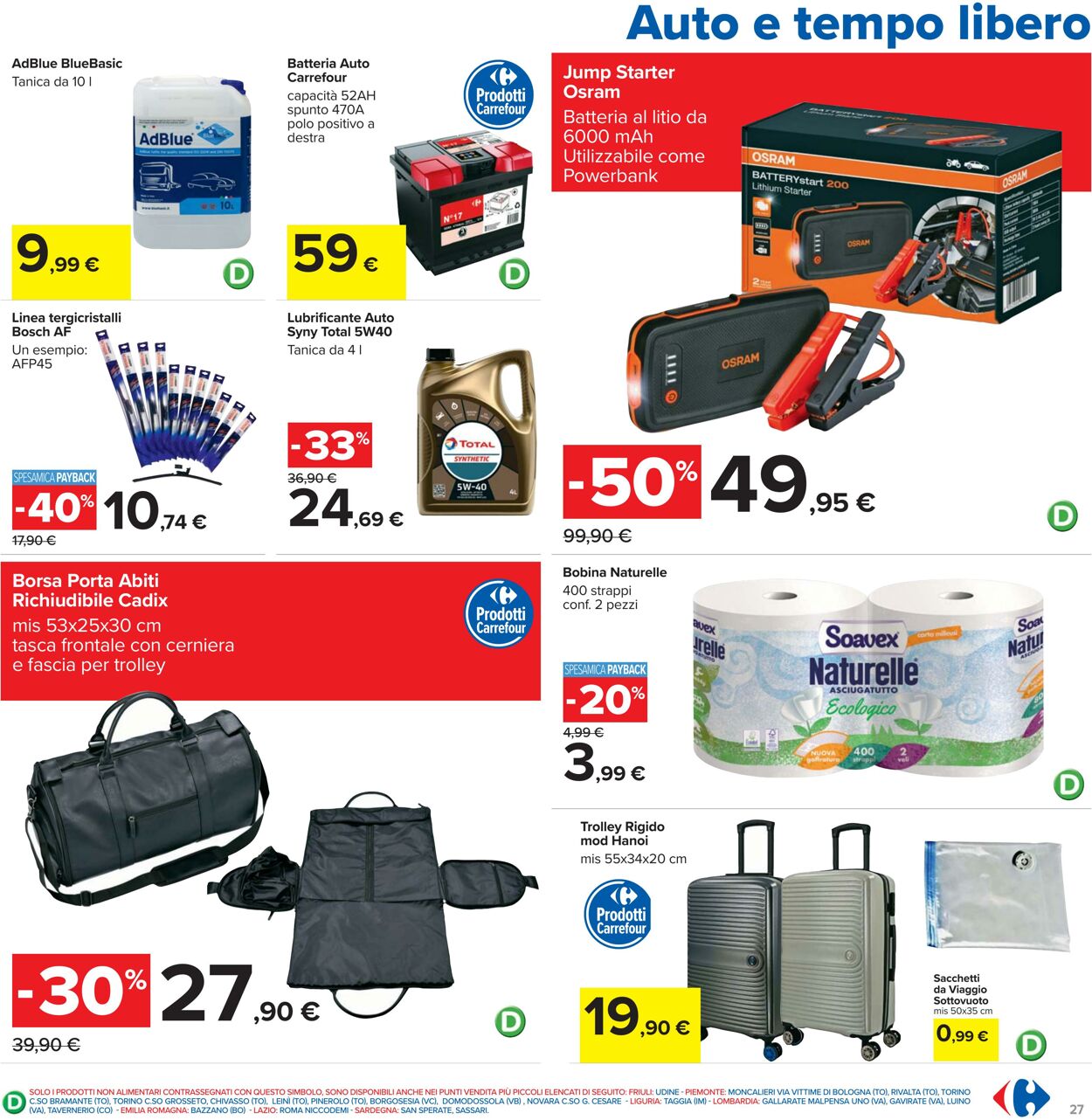 Volantino Carrefour 07.08.2025 - 20.08.2025
