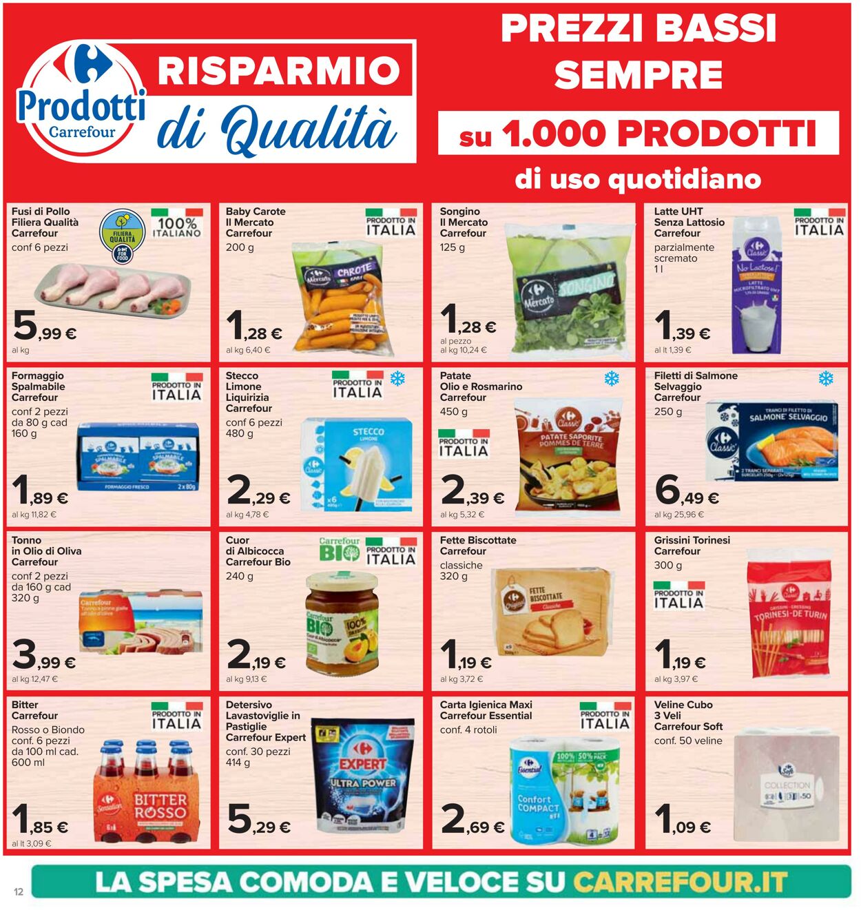 Volantino Carrefour 08.08.2024 - 21.08.2024