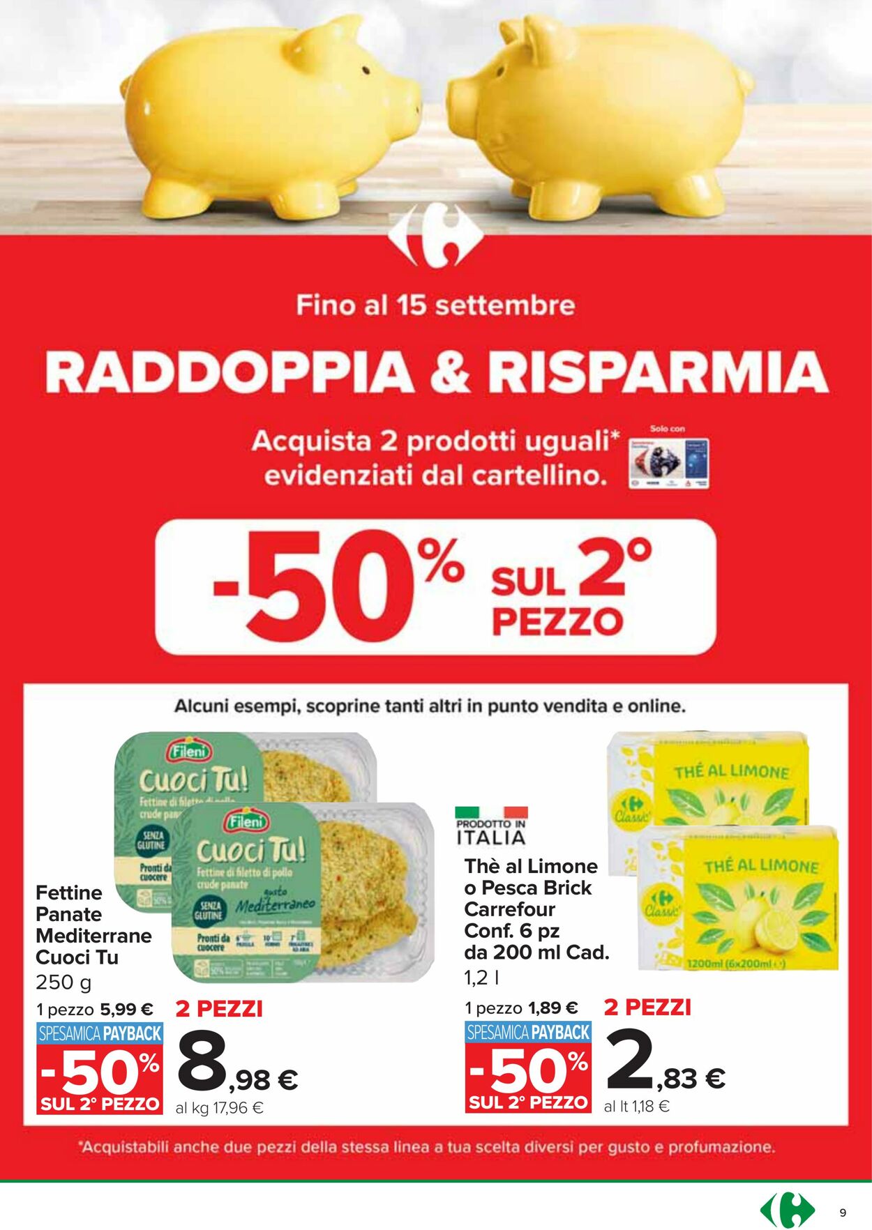 Volantino Carrefour 22.08.2024 - 03.09.2024