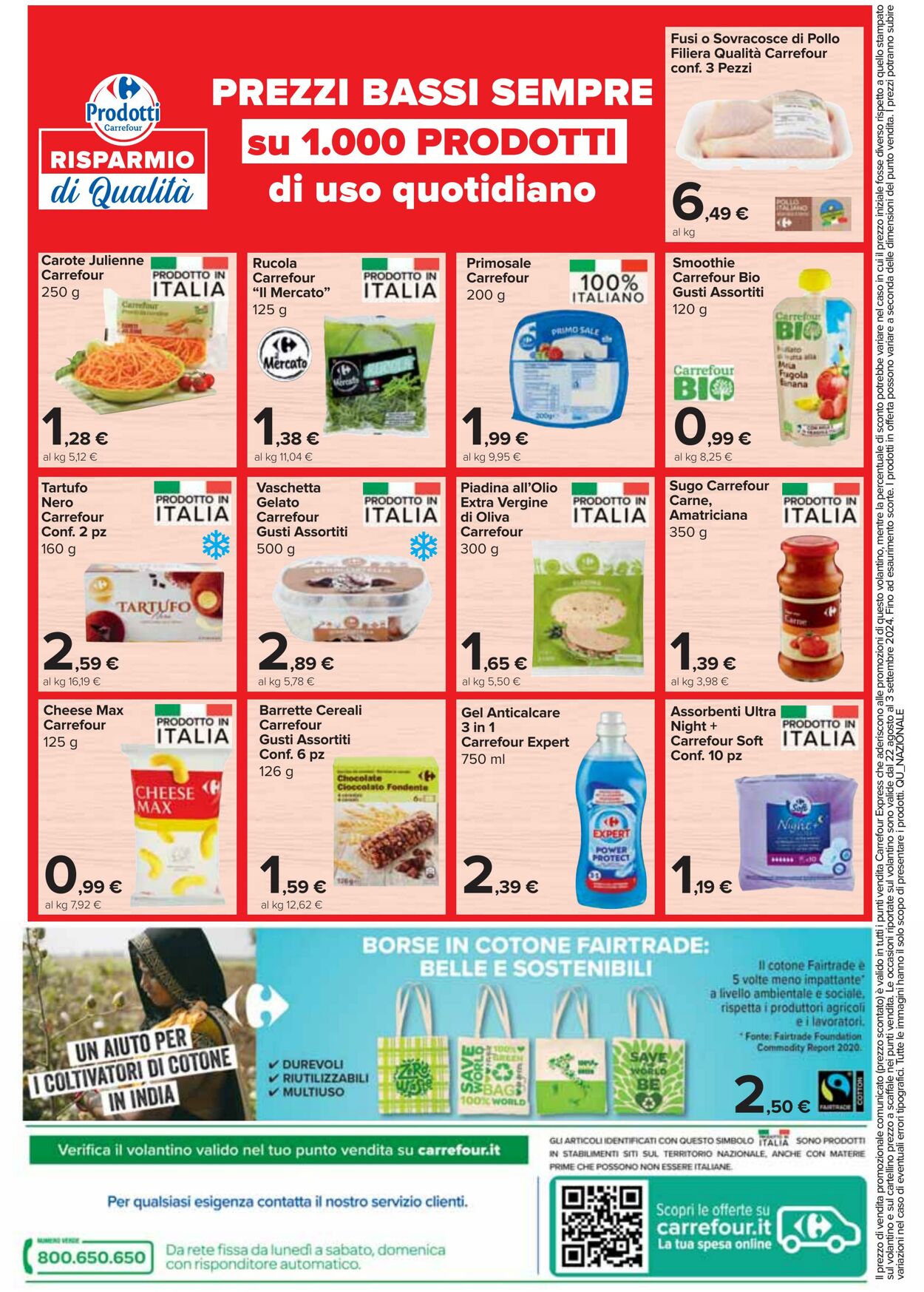 Volantino Carrefour 22.08.2024 - 03.09.2024