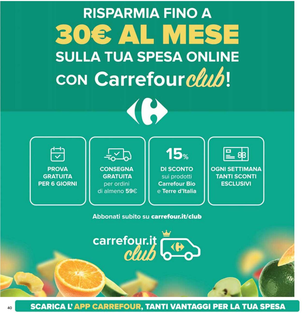 Volantino Carrefour 09.10.2023 - 22.10.2023