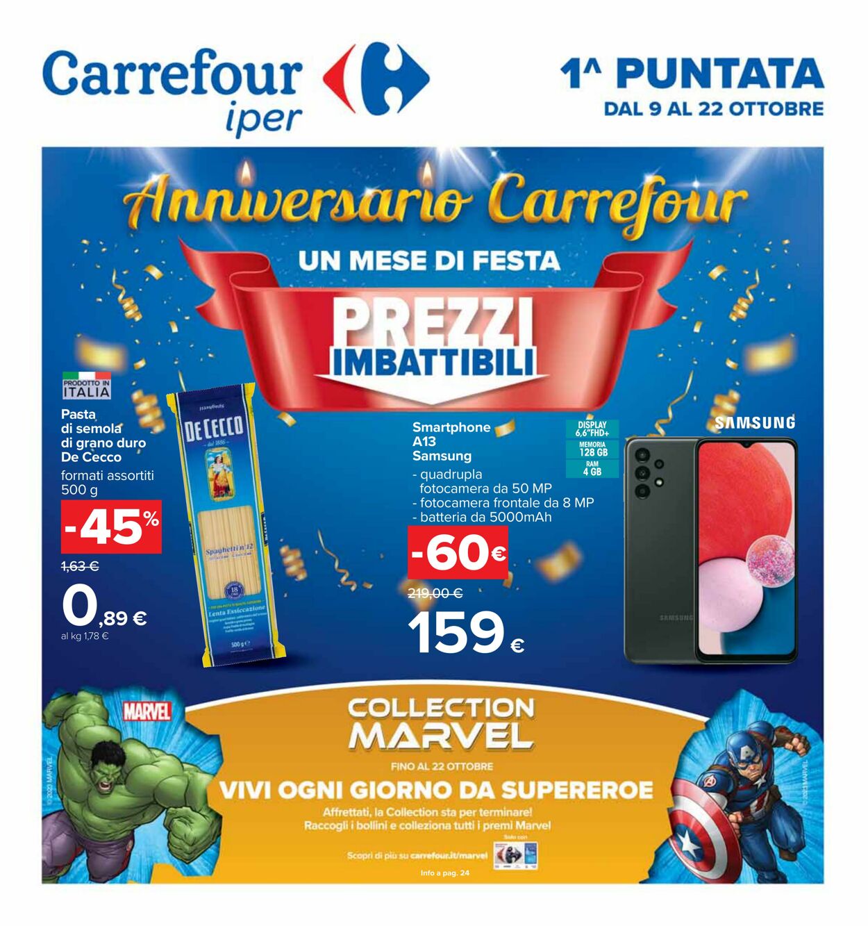 Volantino Carrefour 09.10.2023 - 22.10.2023