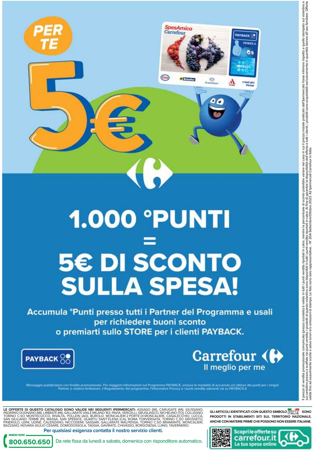 Volantino Carrefour 11.09.2023 - 08.10.2023