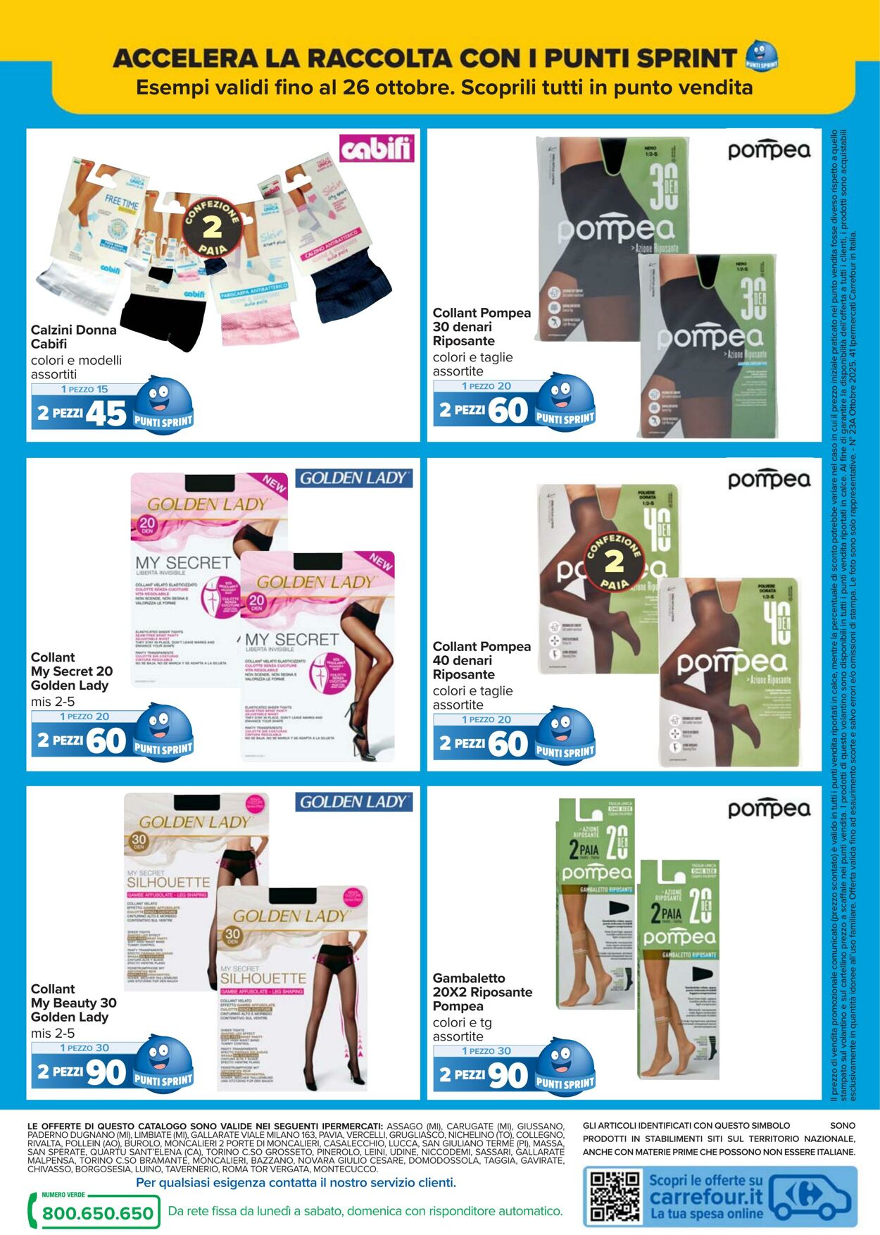 Volantino Carrefour 10.10.2025 - 26.10.2025