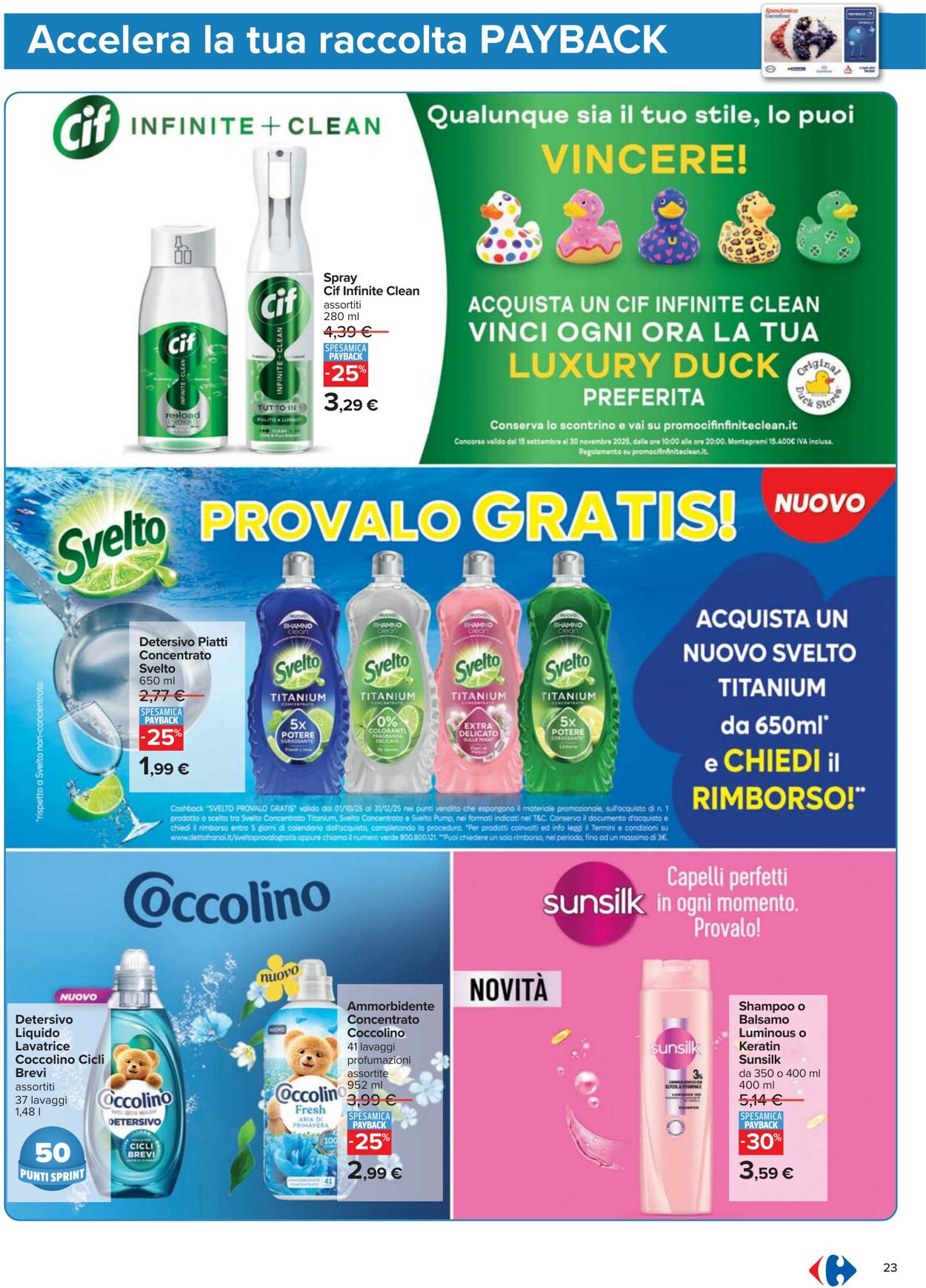 Volantino Carrefour 23.10.2025 - 06.11.2025