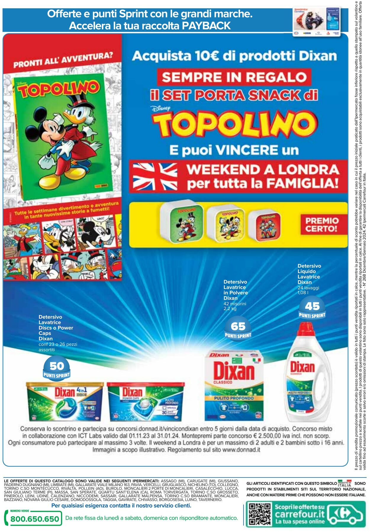 Volantino Carrefour 01.12.2023 - 02.01.2024